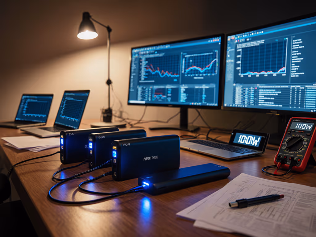 Sustained 100W Power Bank Comparison: Laptop Charging Tested