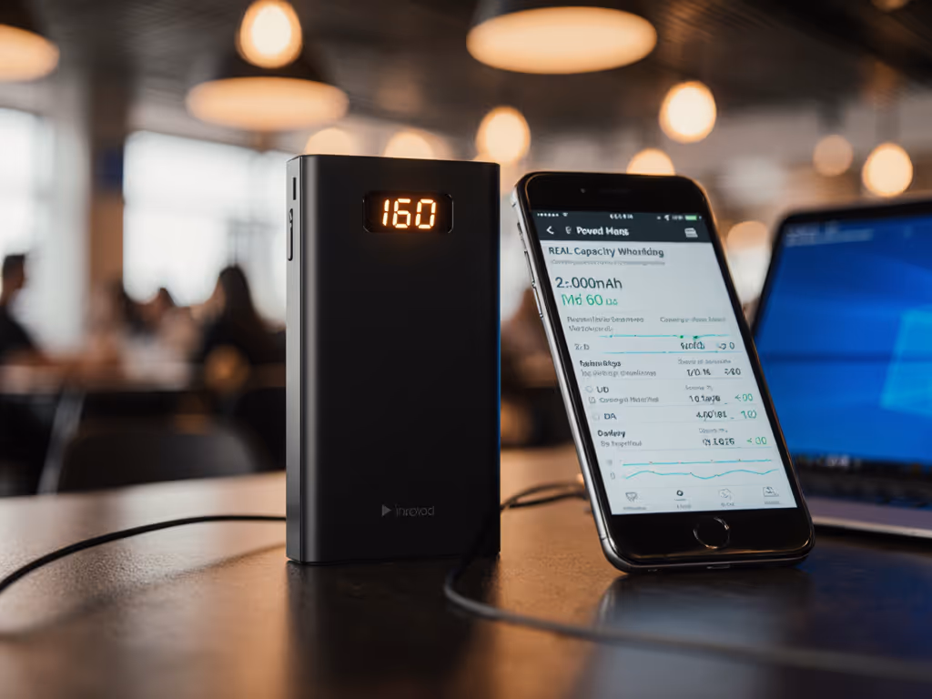 Power Bank mAh Explained: Rated vs. Real Capacity