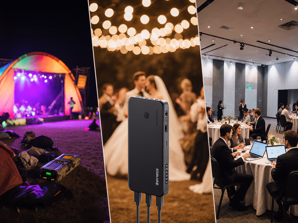 Event Power Bank Comparison: Festivals, Conferences, and Weddings
